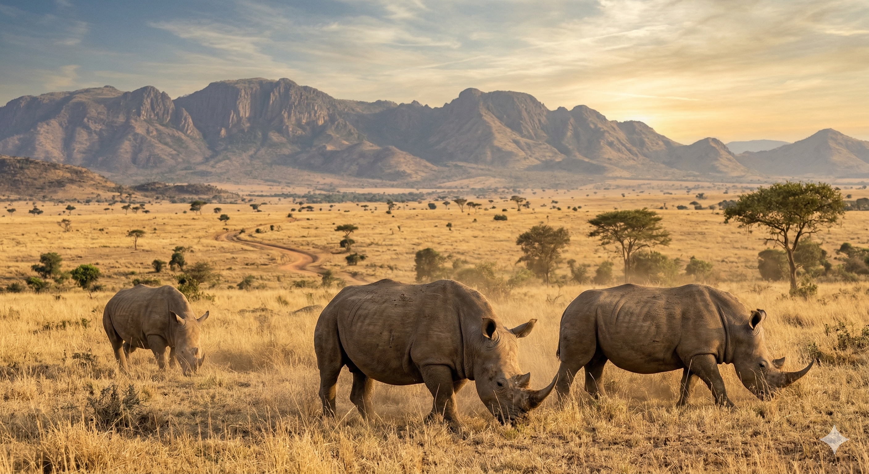 Southern white rhino